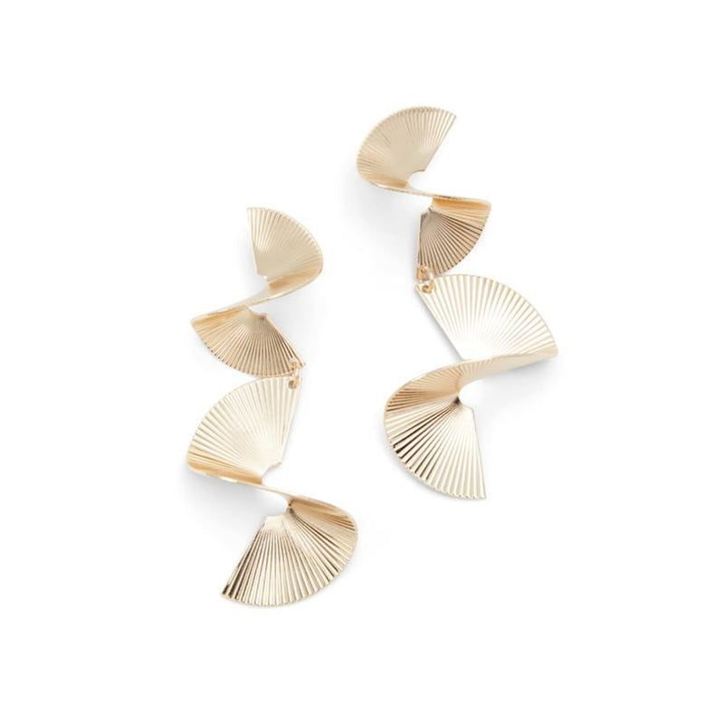ALDO Gold Elastane Earrings - Glamorous Finery