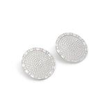 ALDO Silver Elastane Earrings - Elegant Statement Jewellery