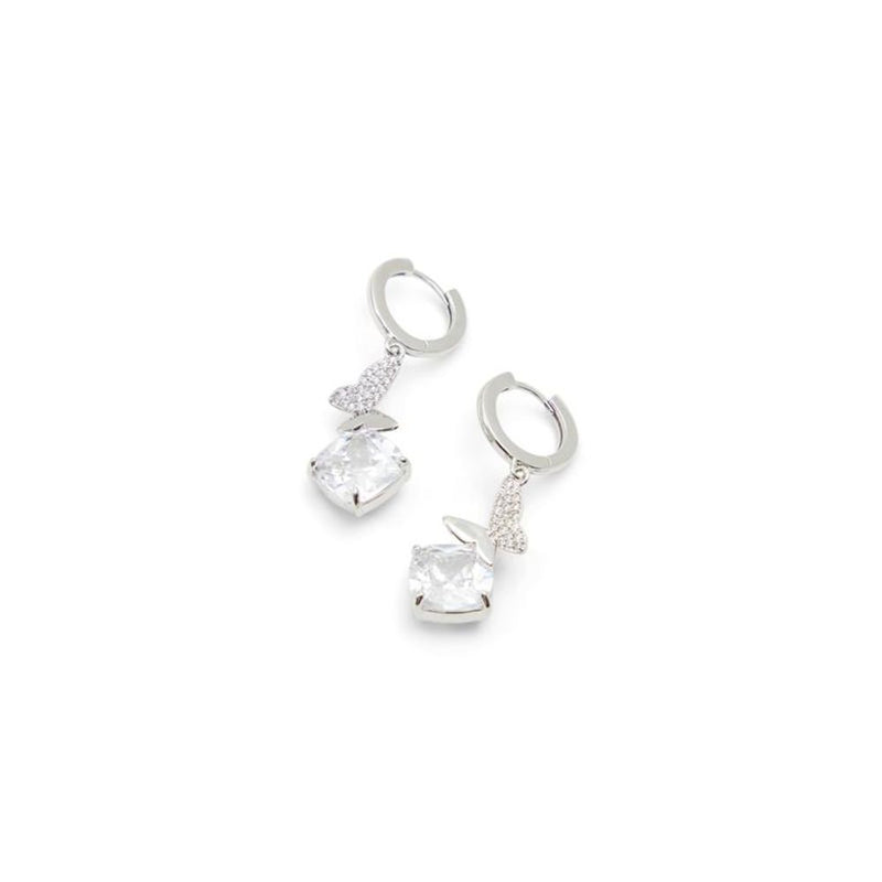 ALDO Silver Elastane Earrings - Chic Sparkle for Any Occasion