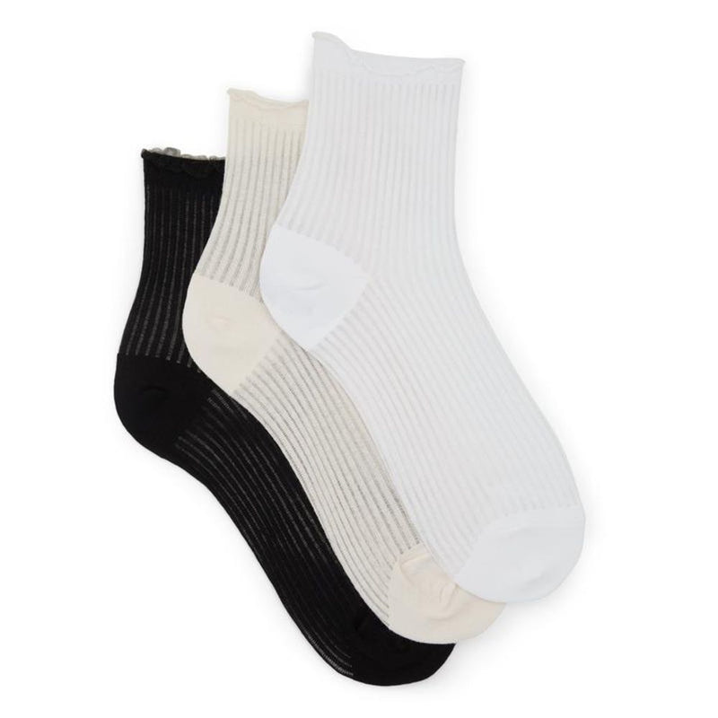 ALDO White Cotton Socks - Comfort and Style for Women
