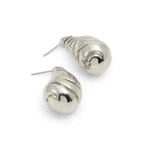 ALDO Silver Elastane Earrings - Stylish and Versatile Accessory
