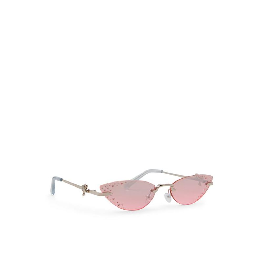 ALDO Silver Polycarbonate Sunglasses - Stylish Urban Chic