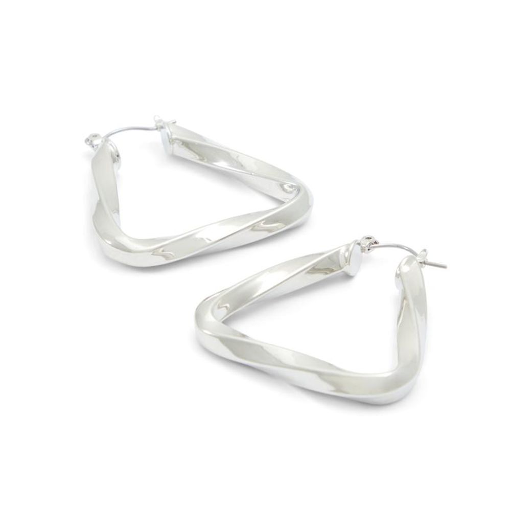 ALDO Silver Elastane Earrings - Chic Accessory for Women