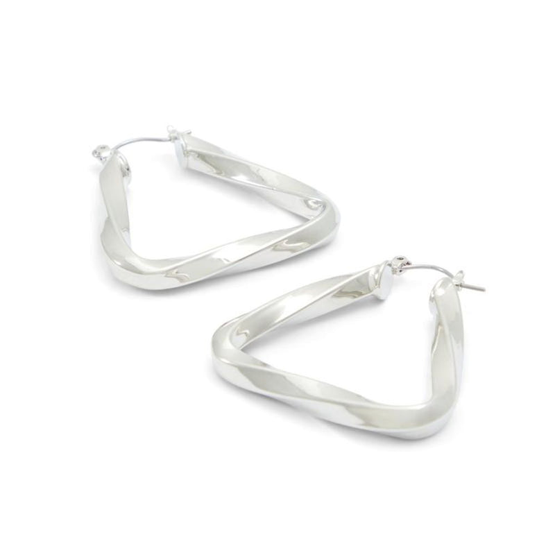 ALDO Silver Elastane Earrings - Chic Accessory for Women