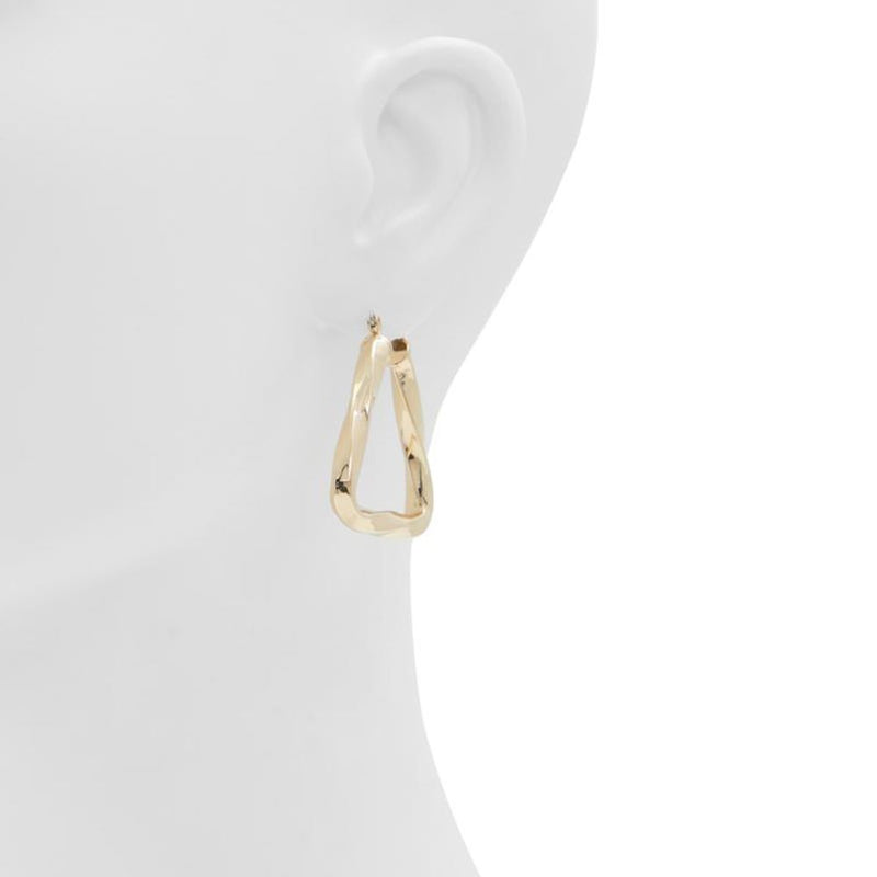 ALDO Gold Elastane Earrings - Élégance et Modernité
