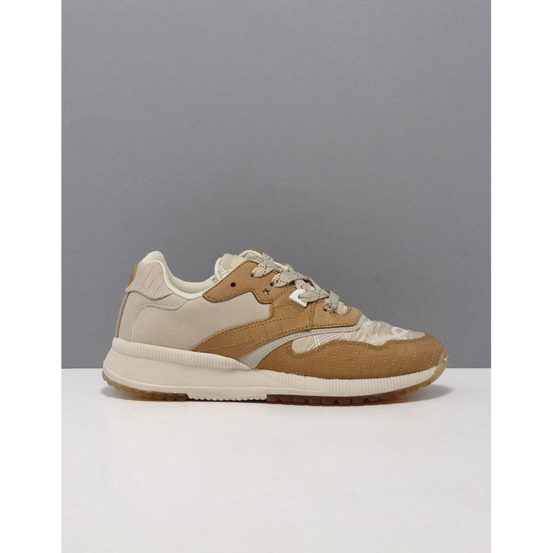 Scotch & Soda Beige Nylon Low Top Sneakers for Women