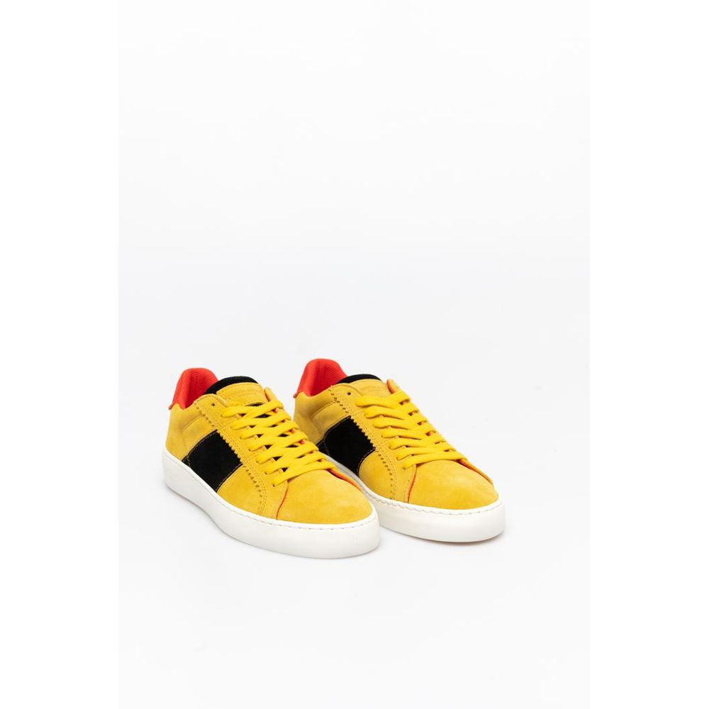 Scotch & Soda Bicolor Leather Low Top Sneakers for Men