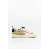 Scotch & Soda Beige Leather Low Top Sneakers for Men