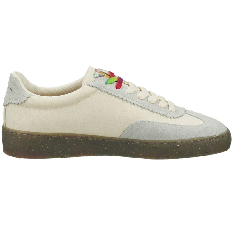 Scotch & Soda White Linen Low Top Sneakers for Men
