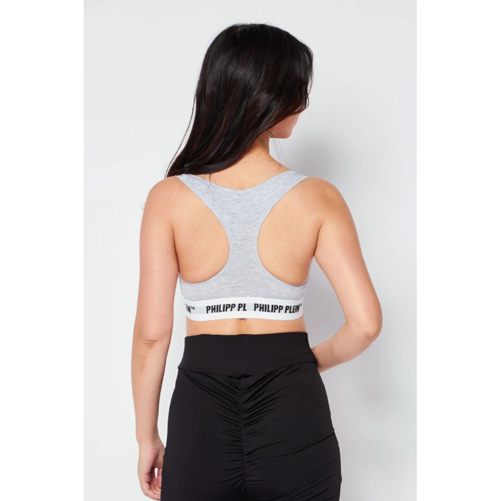 Philipp Plein Gray Cotton Tank Tops - Chic 2-Pack