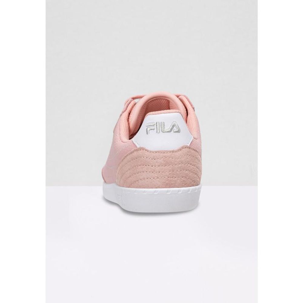 Fila Pink Leather Low Top Sneakers for Women - Chic & Comfortable