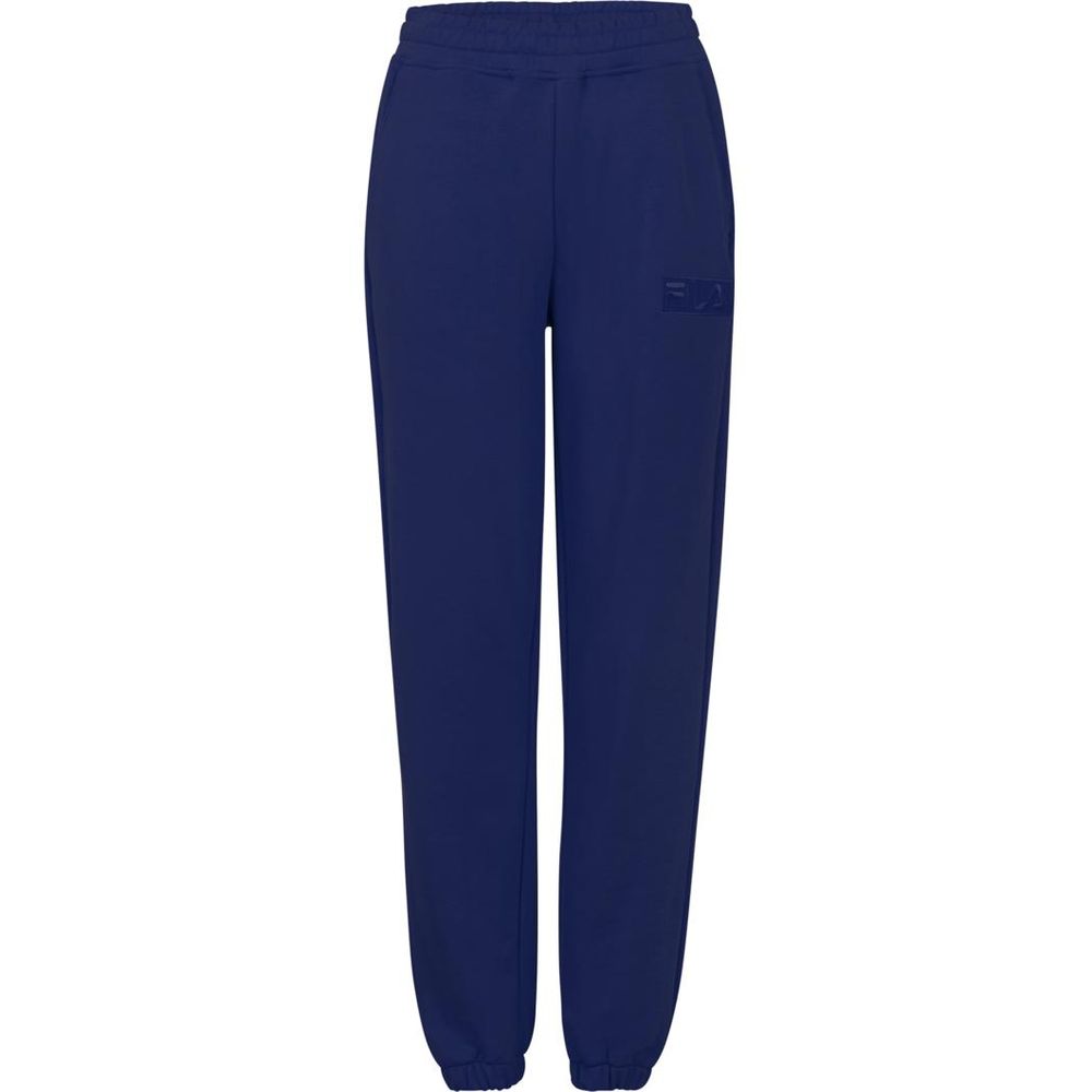 Fila Blue Cotton Joggers for Women - Comfortable Workout Pants