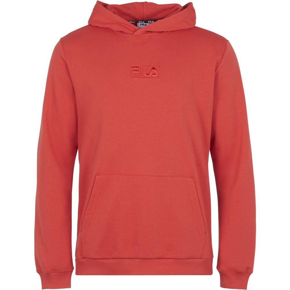 Fila Red Cotton Sweatshirt - True Red Style for Men