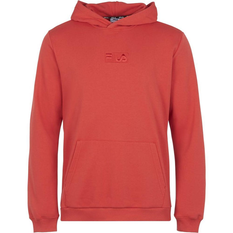 Fila Red Cotton Sweatshirt - Stylish Comfort for Men