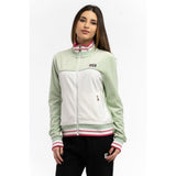 Fila Multicolor Cotton Sweatshirt - Silt Green/Bright White