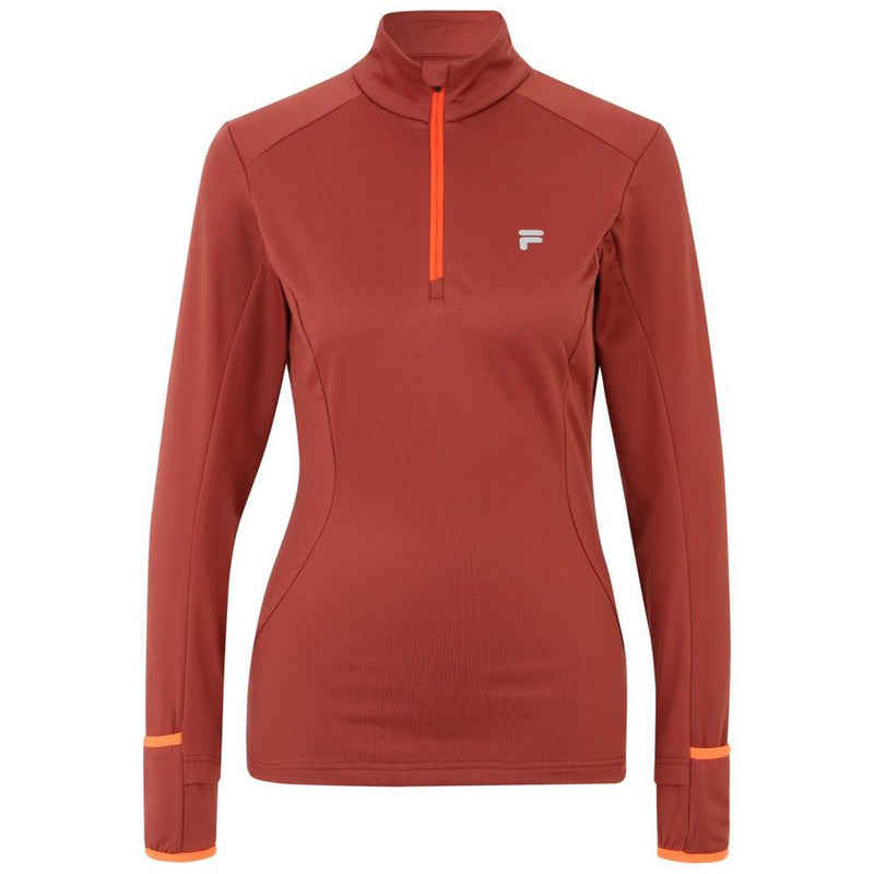 Fila Burgundy Marsala Sweatshirt for Women - Stylish Comfort