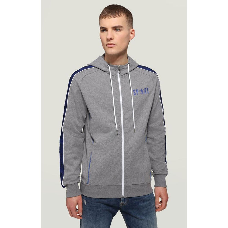 Bikkembergs Mel Dark Grey Cotton Sweatshirt for Men