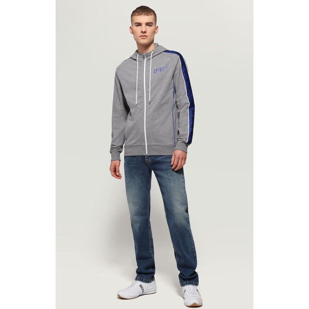 Bikkembergs Mel Dark Grey Cotton Sweatshirt for Men