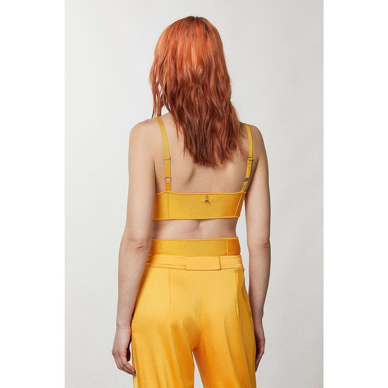 Patrizia Pepe Juicy Orange Viscose Tank Top for Women