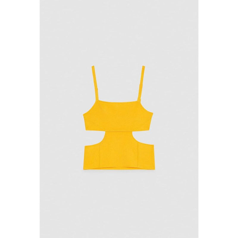 Patrizia Pepe Juicy Orange Viscose Tank Top for Women
