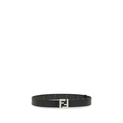 Ceinture Fendi Bos Taurus Regular en cuir de veau noir