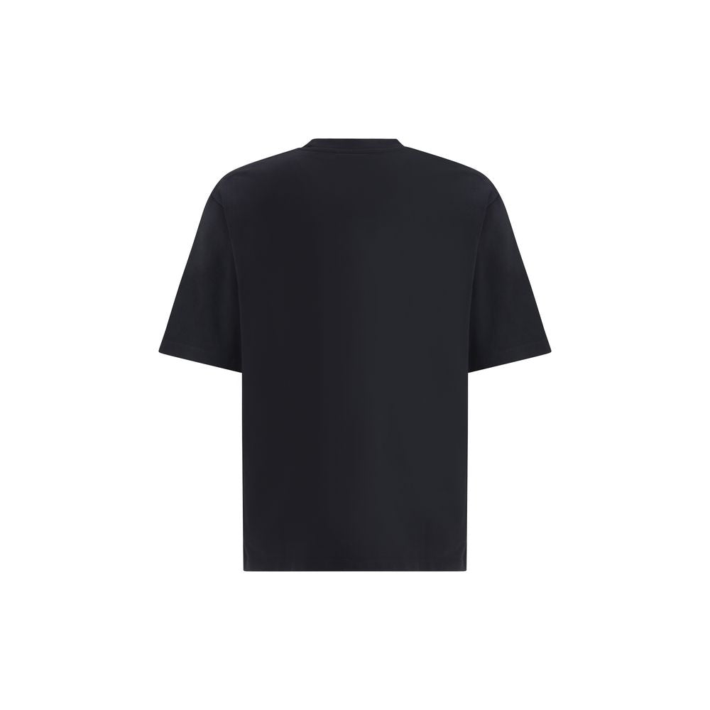 T-shirt en coton noir Dsquared² avec logo