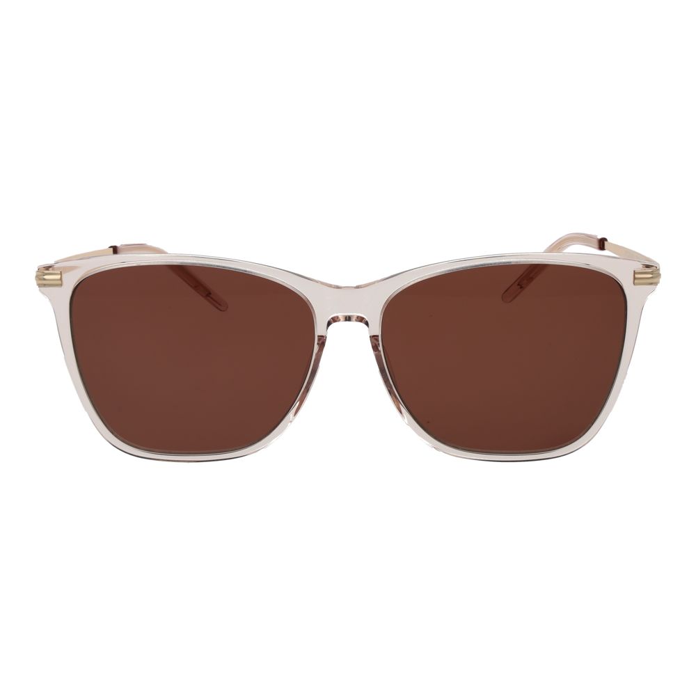 Lunettes de soleil en plastique beige Replay