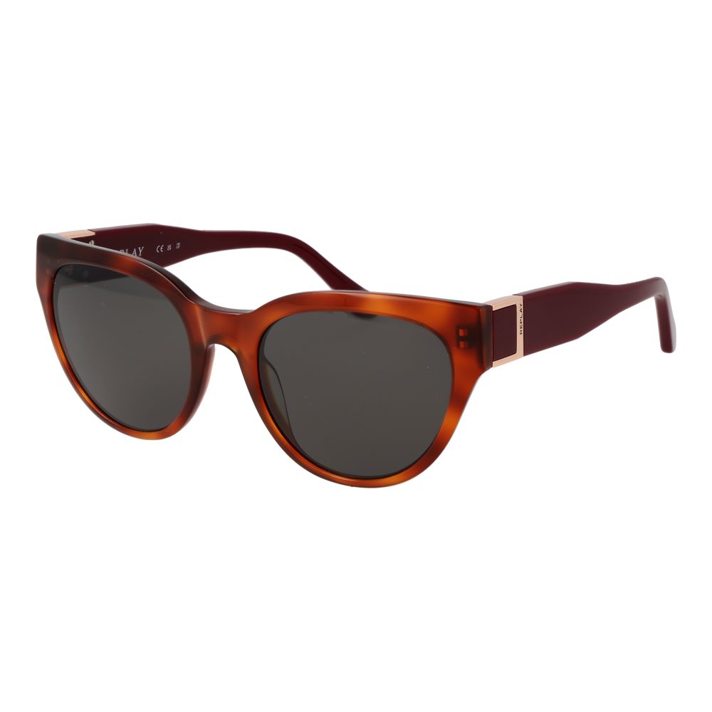 Replay Brown Plastic Cat Eye Sunglasses for Women