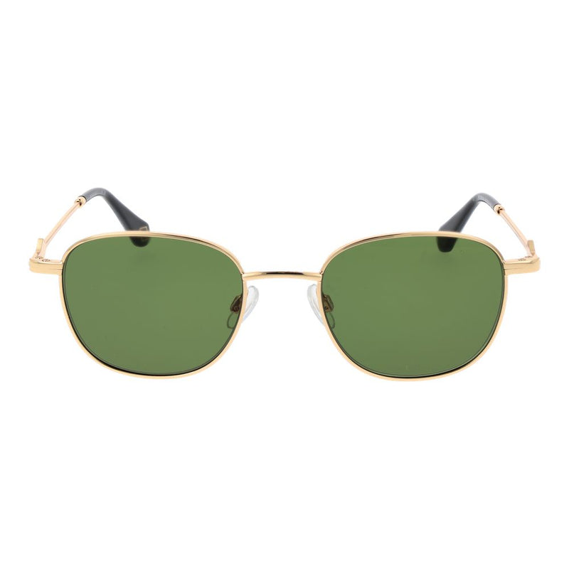 Replay Gold Metal Sunglasses - Unisex Oval Design