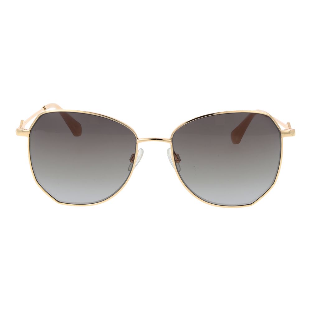Replay Gold Metal Sunglasses - Élégance et Style Papillon