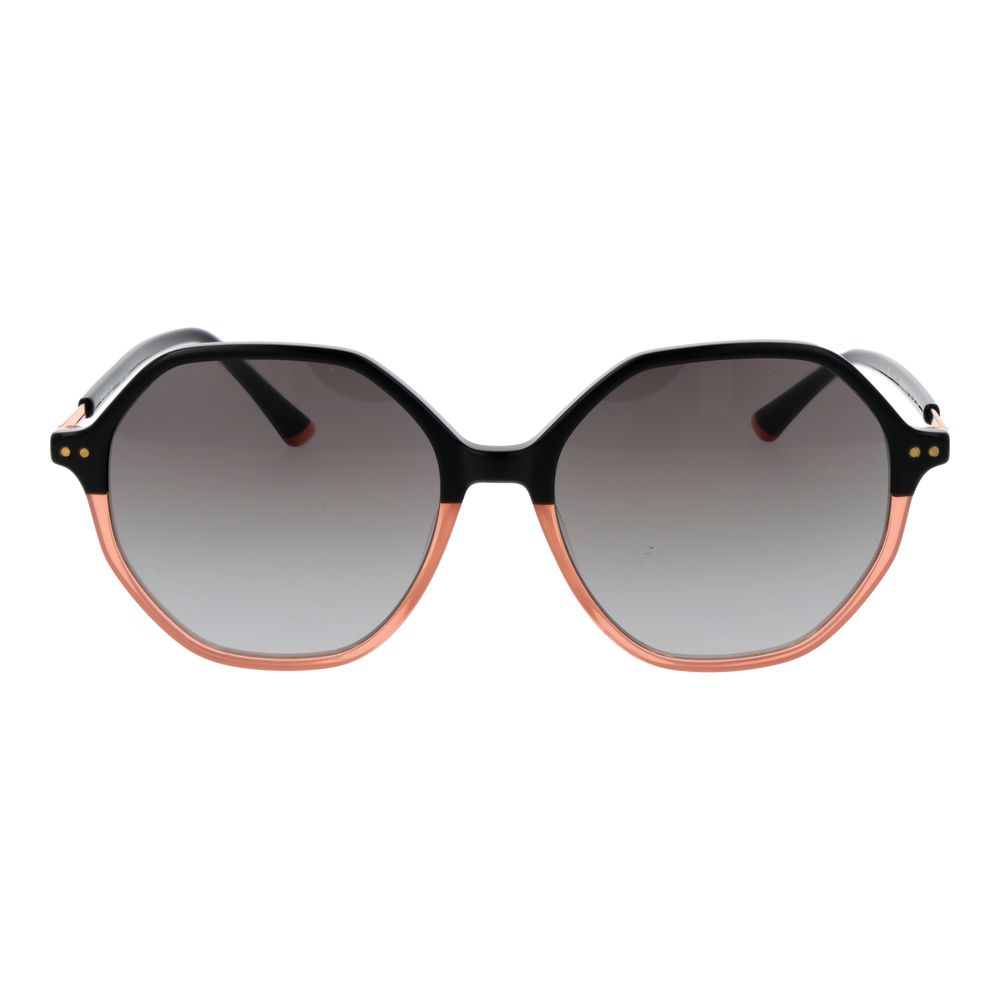 Replay Black Plastic Sunglasses with Gradient Lenses