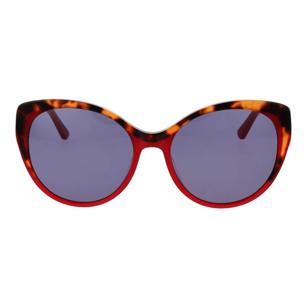 Replay Red Plastic Sunglasses - Butterfly Design for Women