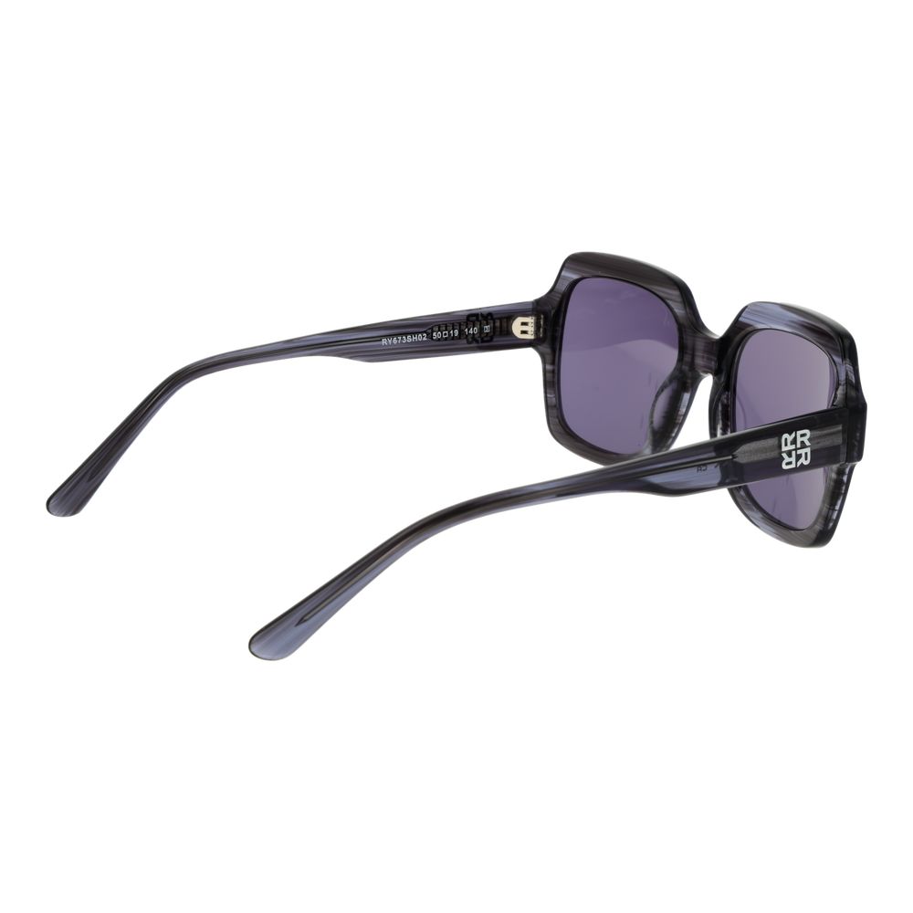 Replay Gray Plastic Sunglasses for Women - Stylish & Protective