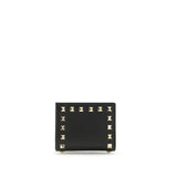 Valentino Garavani Black Lamb Ovis Aries Wallet - Élégance et Fonctionnalité
