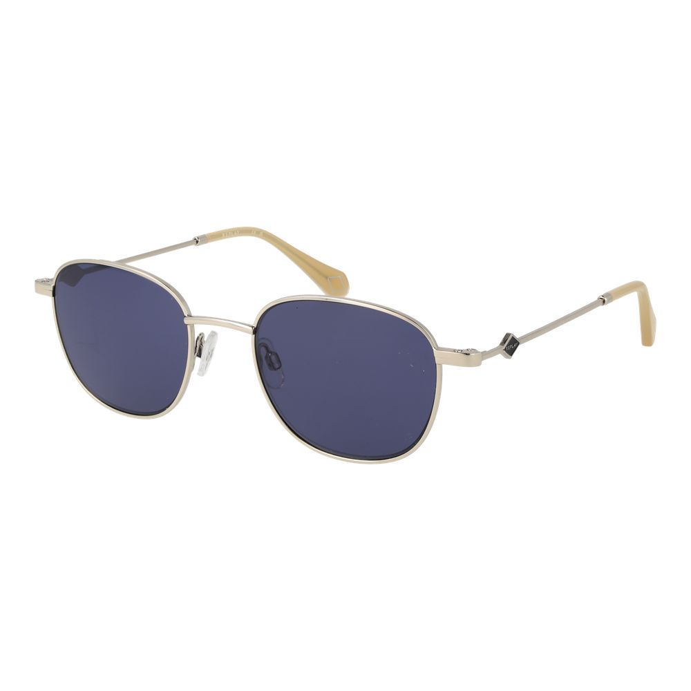Replay Silver Metal Sunglasses - Unisex Oval Design
