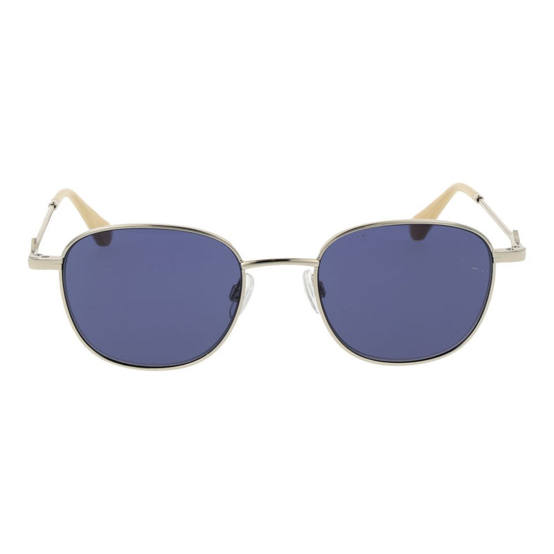 Replay Silver Metal Sunglasses - Unisex Oval Design