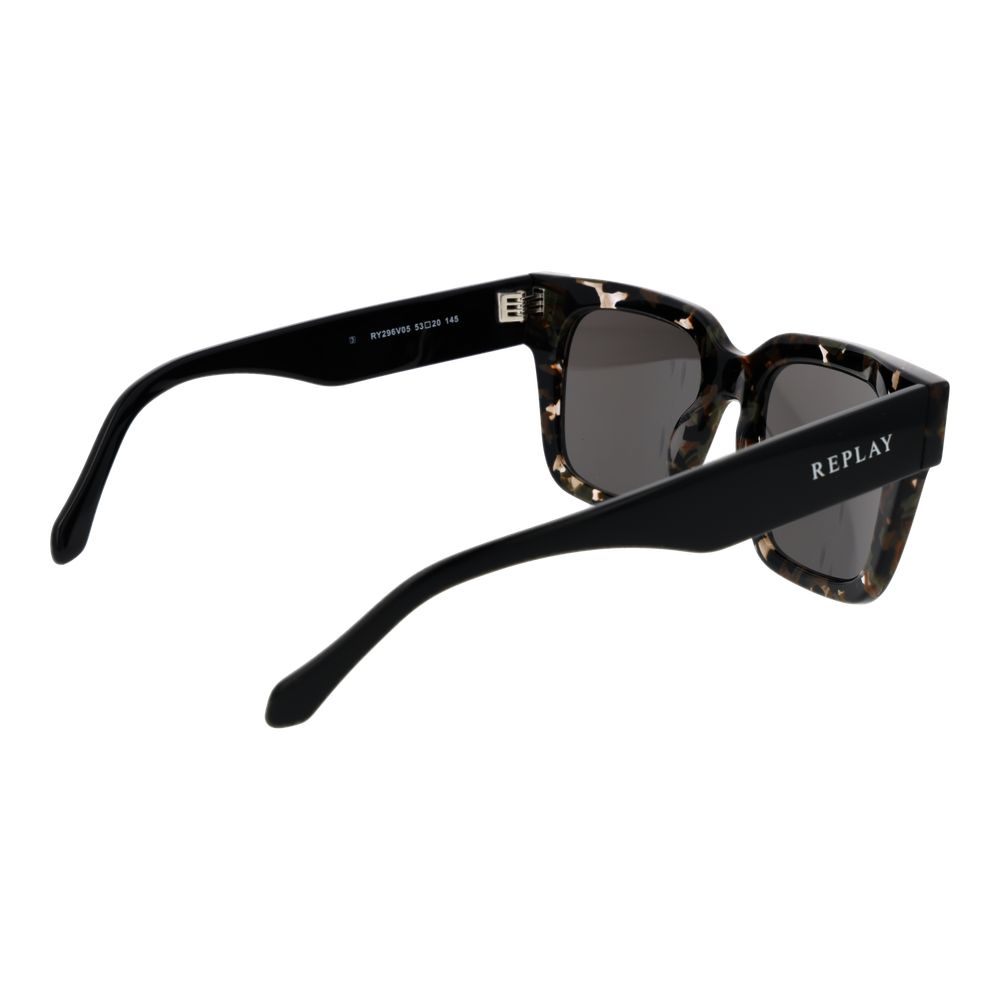 Replay Multicolor Plastic Sunglasses - Unisex Square Style
