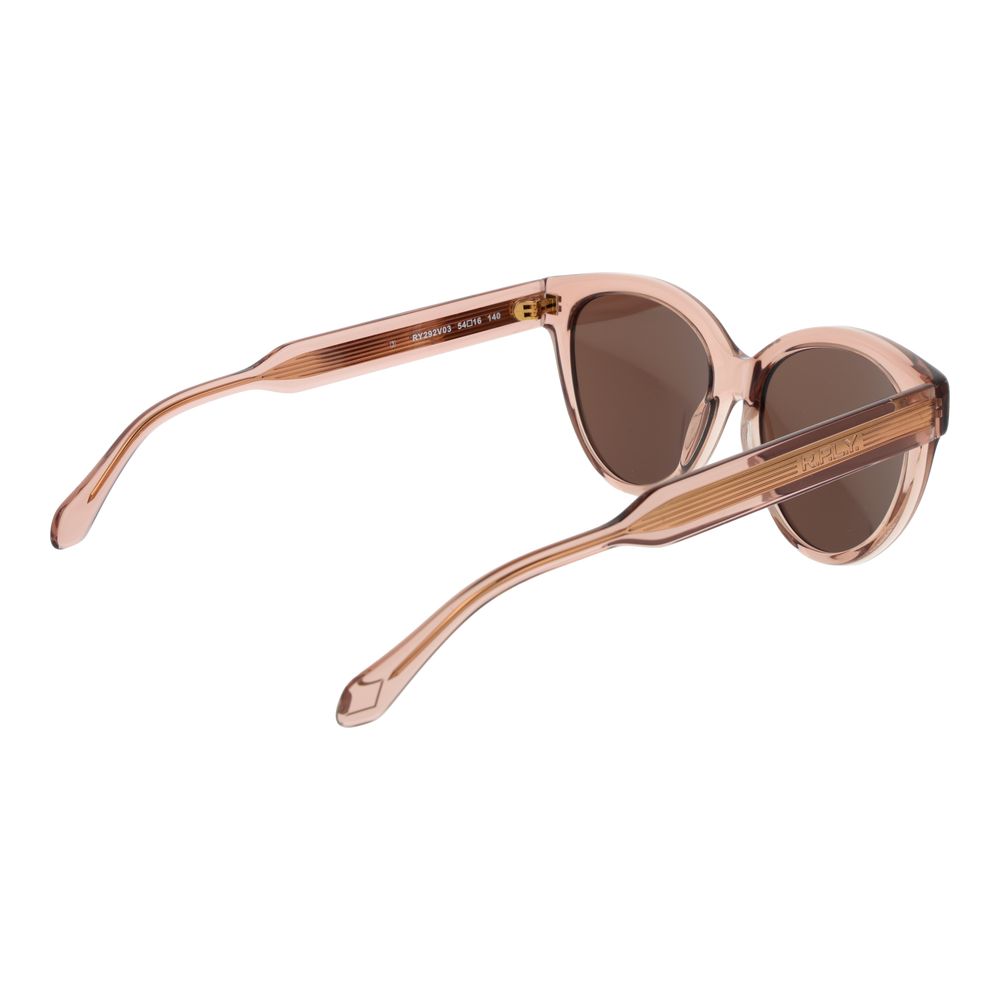 Lunettes de soleil en plastique rose Replay