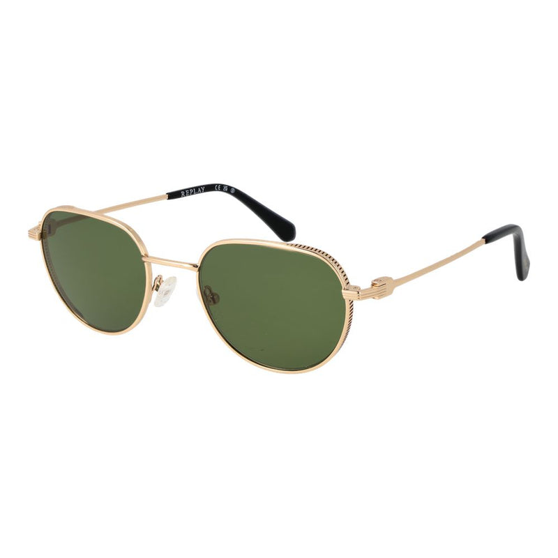 Replay Gold Metal Sunglasses for Men