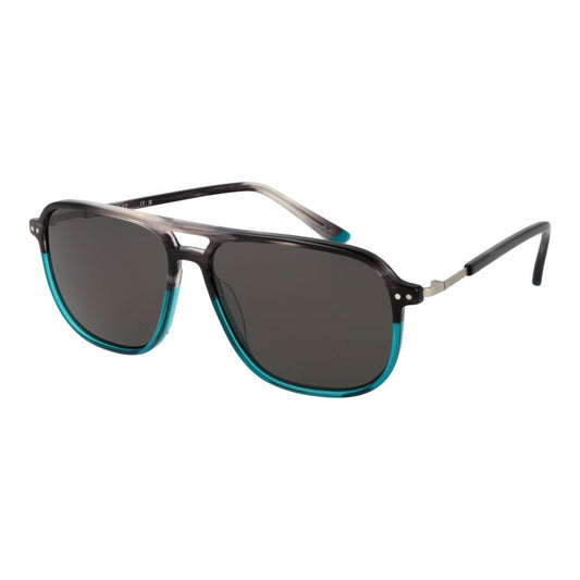 Lunettes de soleil en plastique turquoise Replay