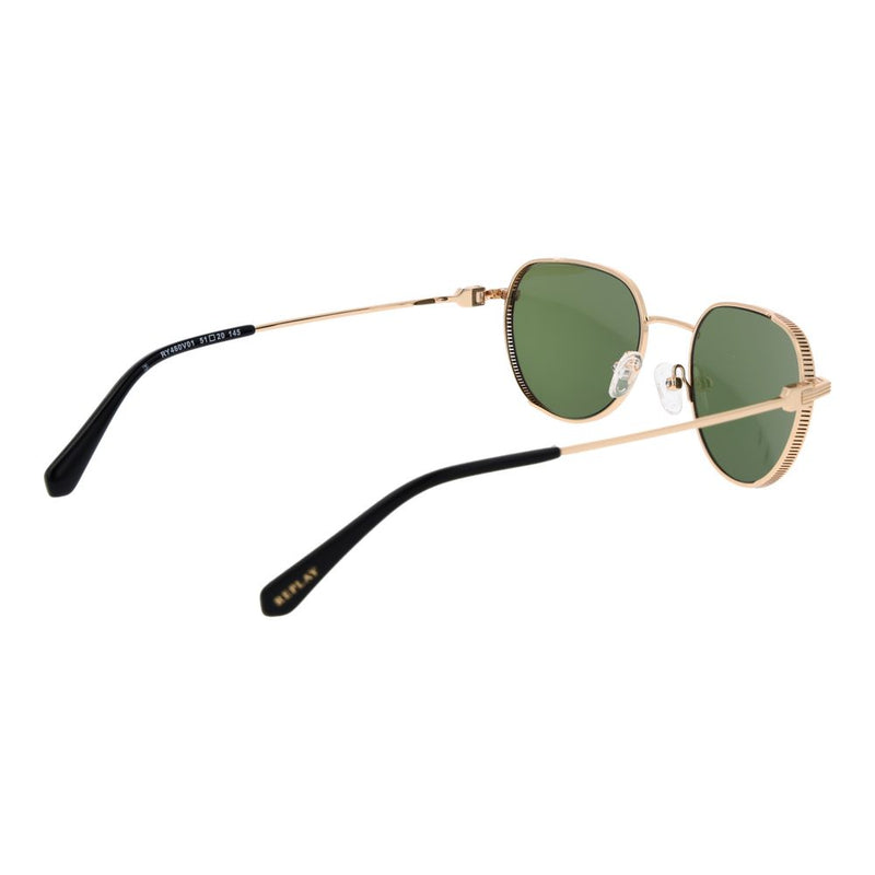 Replay Gold Metal Sunglasses for Men