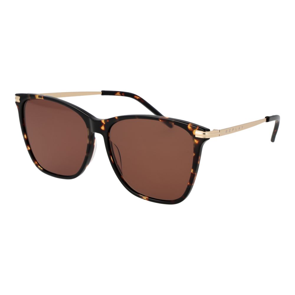 Replay Green Plastic Sunglasses for Women - Stylish UV Protection