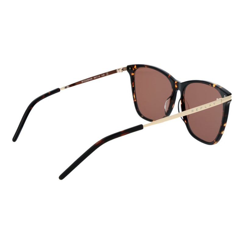 Replay Green Plastic Sunglasses for Women - Stylish UV Protection
