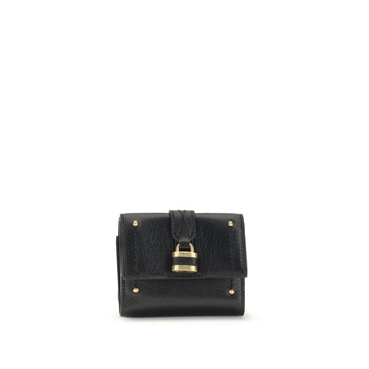 Chloé Black Calf Leather Bos Taurus Wallet