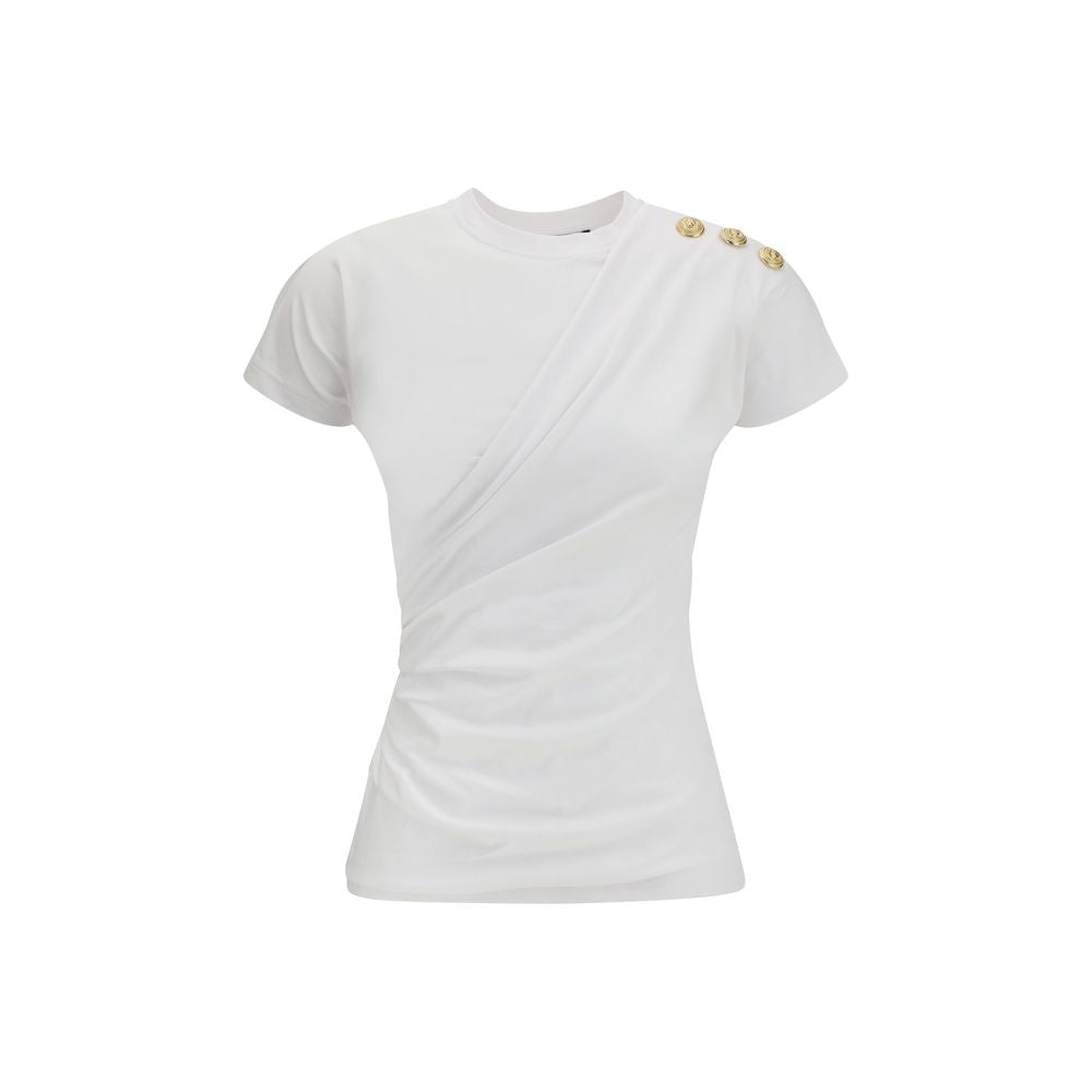Balmain Wit Katoenen T-shirt