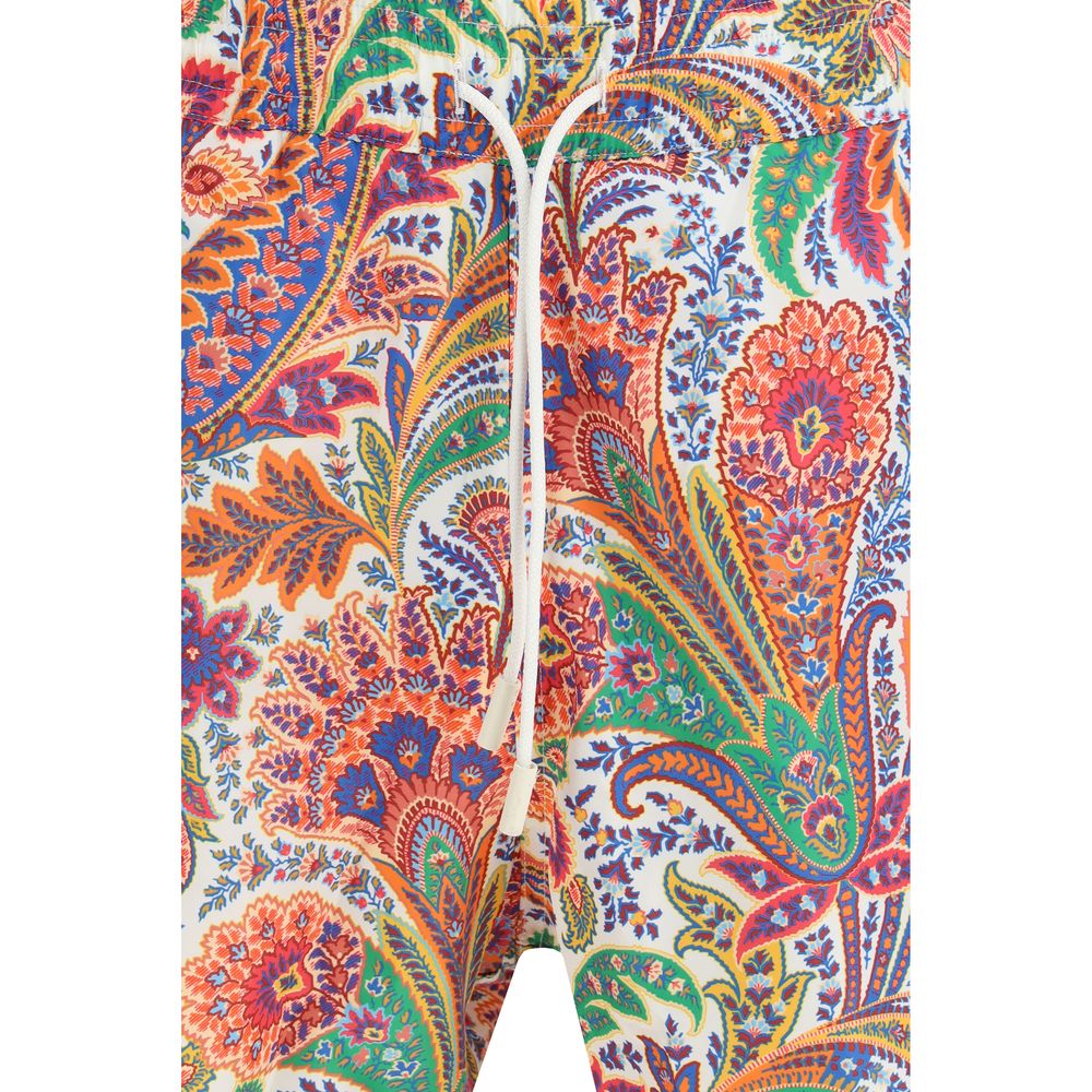 Etro Roma Multicolor Polyester Regular-Fit Swim Shorts