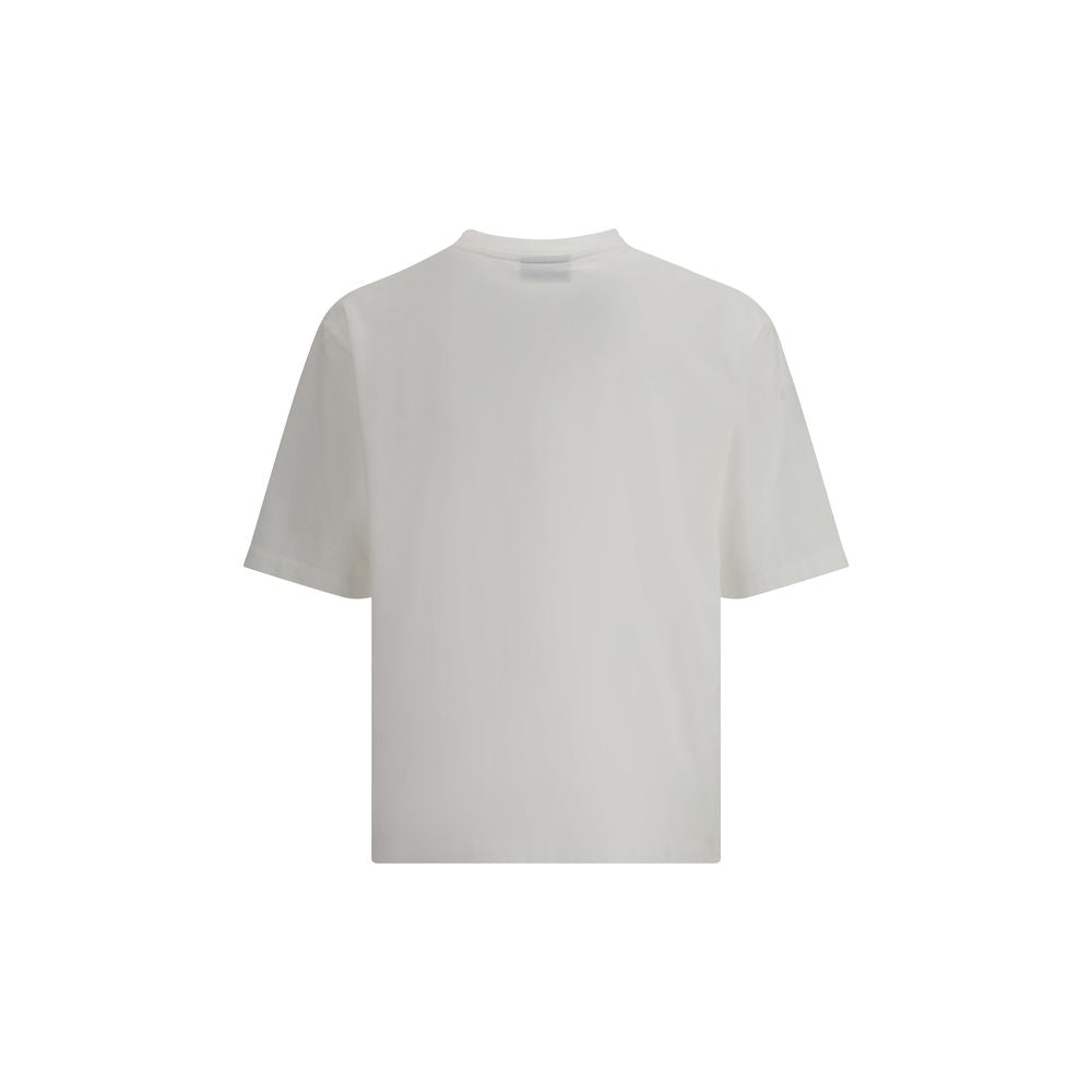 Dsquared² T-Shirt Blanc en Coton avec Logo