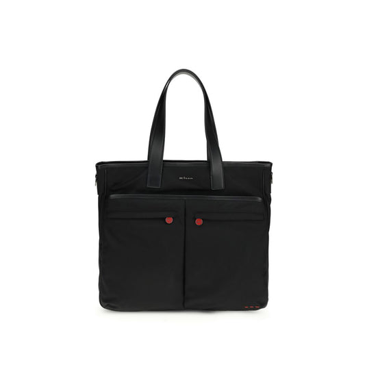 Sac à main Kiton Bos Taurus en cuir de veau noir