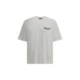 T-shirt en coton blanc Dsquared² - Modèle Signature