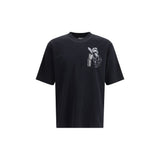 Dsquared² T-Shirt en Coton Noir - Modèle Monkey Business